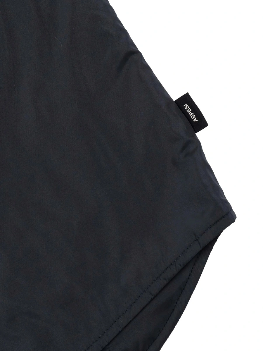 Bomber jacket Aspesi albastra din poliamida - Img 3