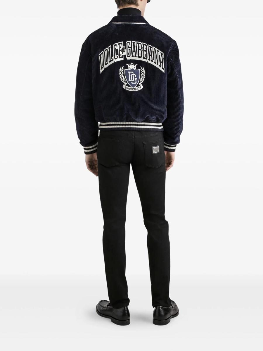 Bomber jacket Dolce &amp; Gabbana albastra - Img 3