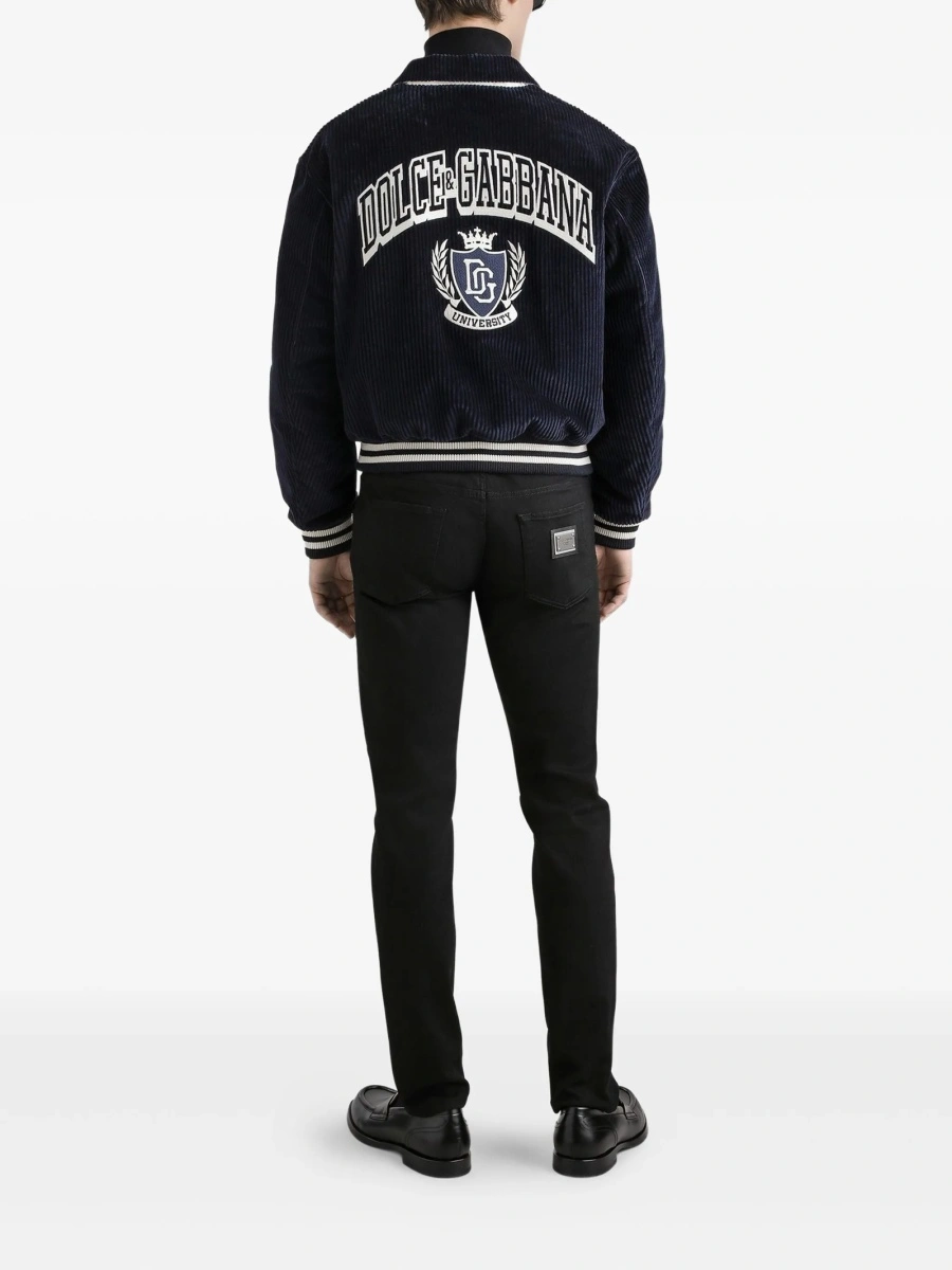 Bomber jacket Dolce &amp; Gabbana albastra - Img 3
