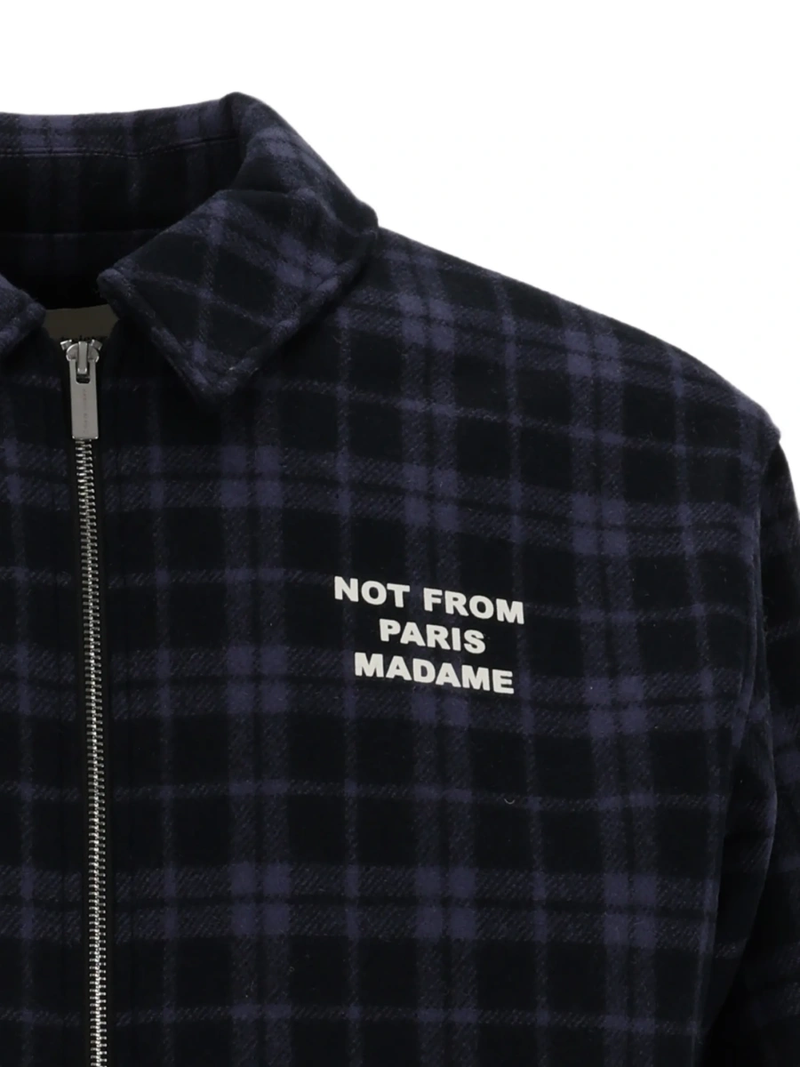 Bomber jacket DRÔLE DE MONSIEUR neagra - Img 5