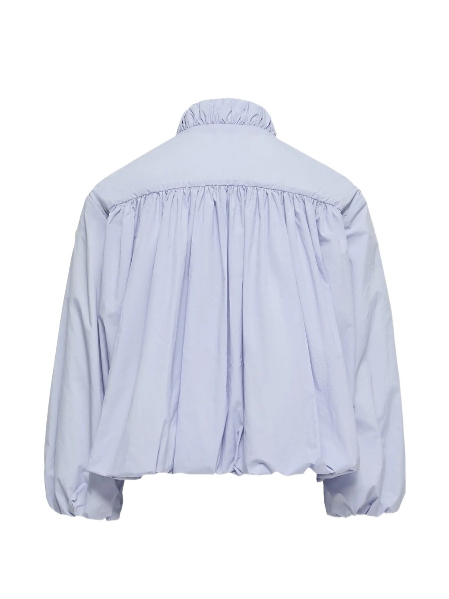 Bomber jacket Moncler albastra din poliamida - Img 2