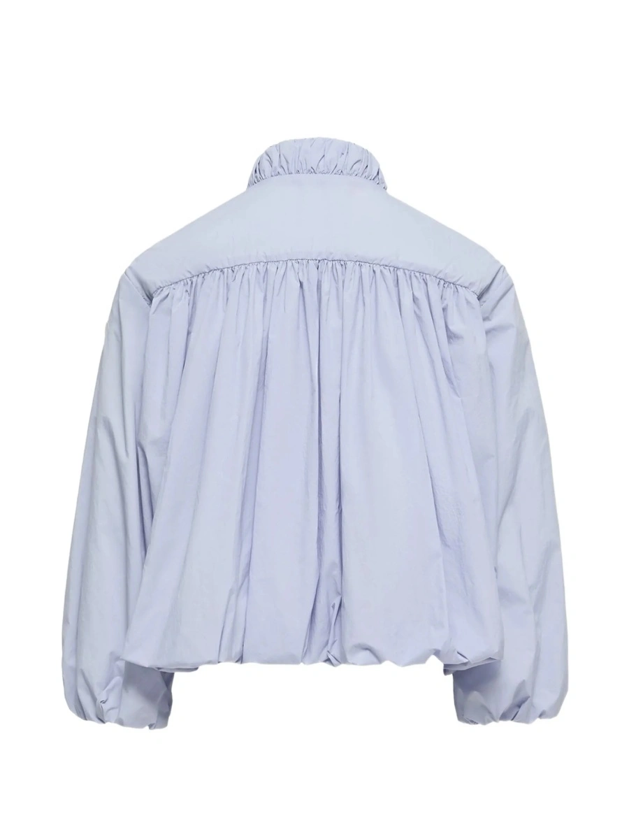 Bomber jacket Moncler albastra din poliamida - Img 2