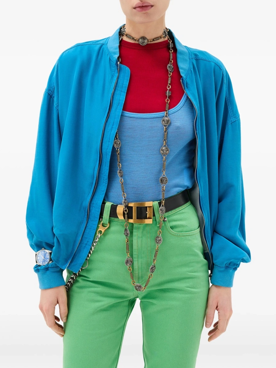 Bomber jacket Versace albastra - Img 3