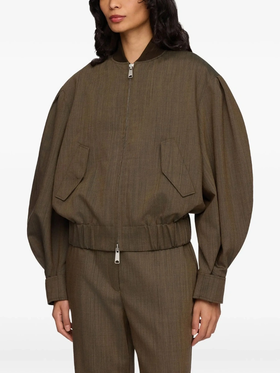 Bomber Lightweight wool Bomber Jacket - Img 5