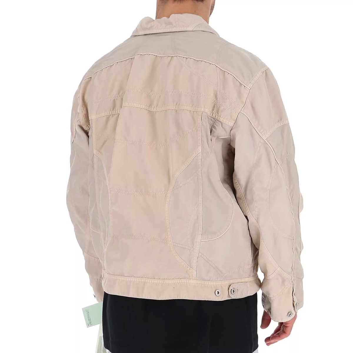 Bomber Off-White Logo Windbreaker Bomber Jacket - Img 3