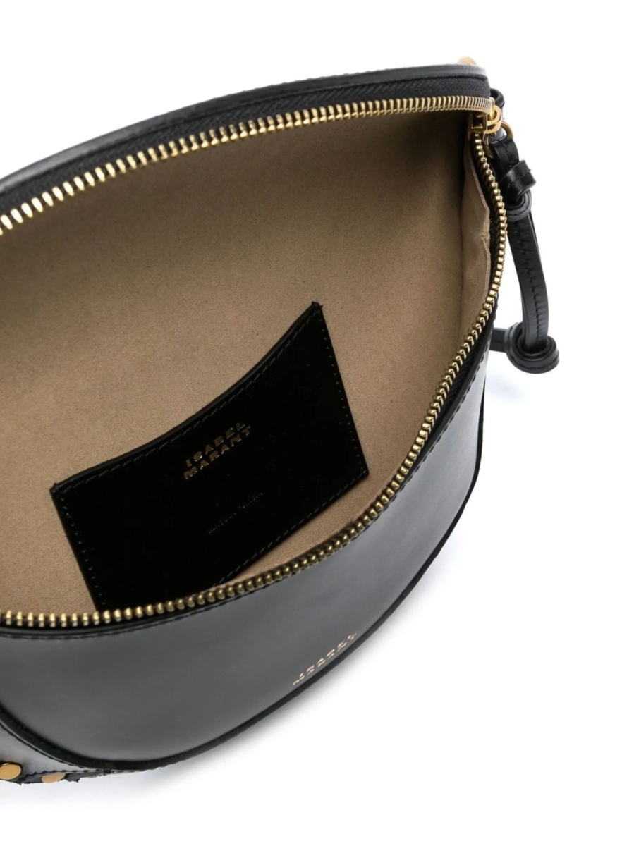 Borseta Isabel Marant neagra din piele - Img 5