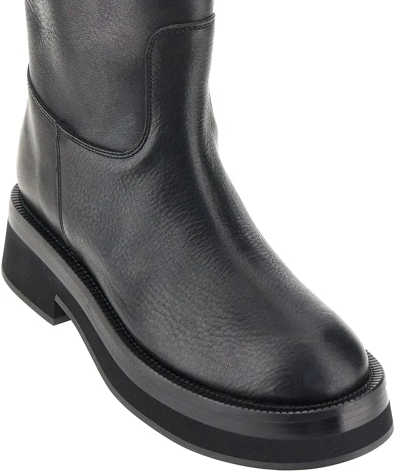 Botine Paris Texas negre din piele - Img 2