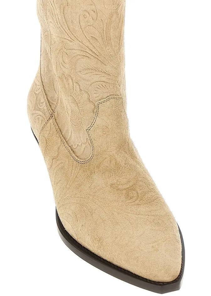 Botine Suede leather 'Duerto' texan boots - Img 2