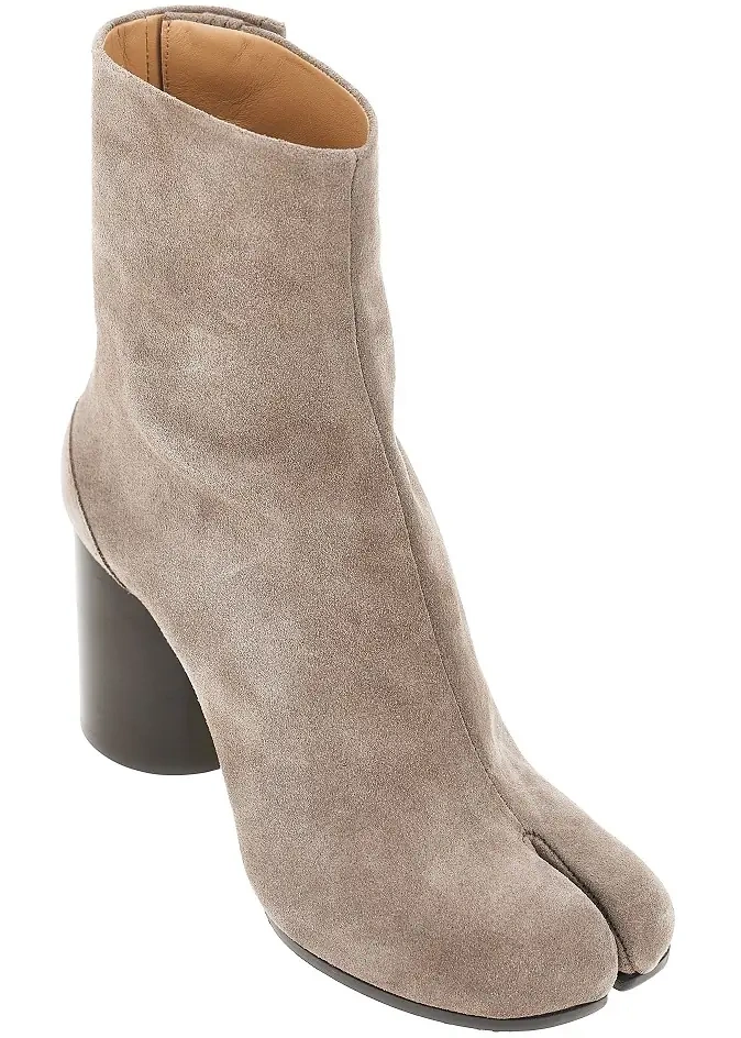 Botine Suede leather 'Tabi' ankle boots - Img 2