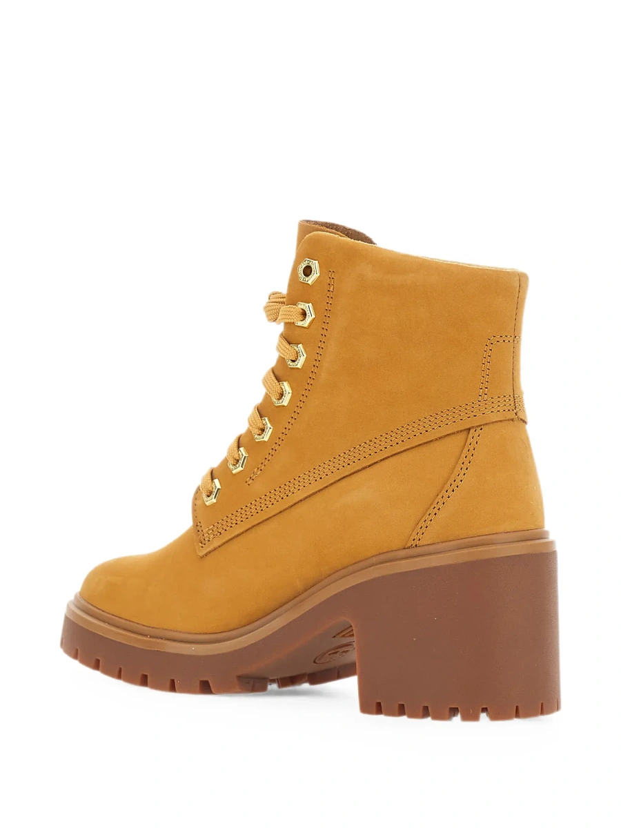 Botine Timberland galbene din piele - Img 7