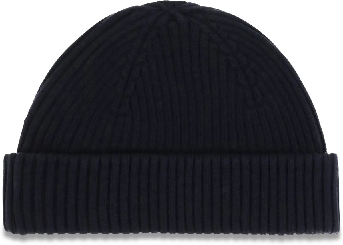 Caciula Beanie in ribbed knit with logo - Img 2