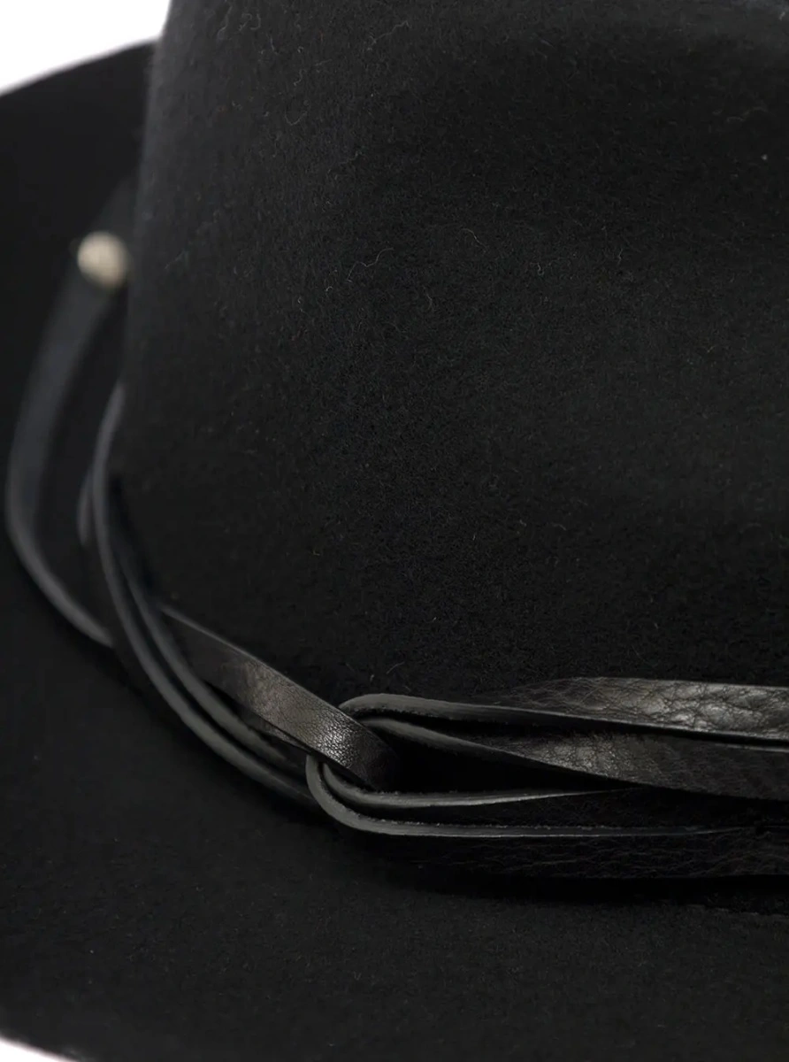 Caciula Golden Goose neagra din fetru - Img 3