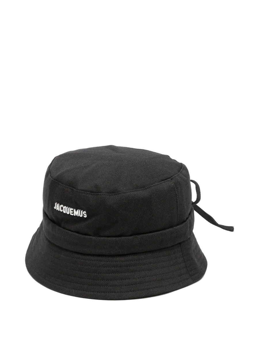 Caciula JACQUEMUS neagra din bumbac 'Le Bob Gadjo' - Img 5