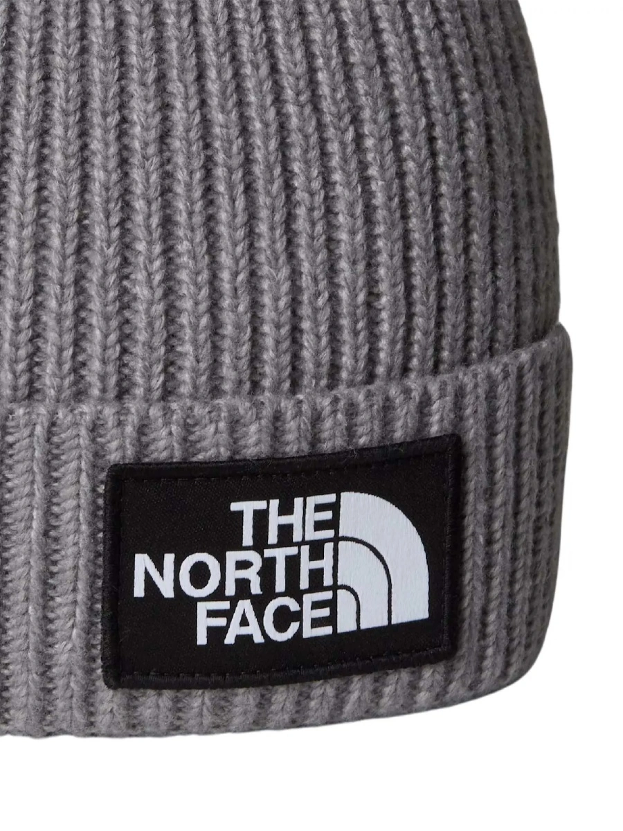 Caciula KIDS TNF LOGO BOX CUFFED BEANIE TNF MEDIUM GREY HEATHER - Img 2