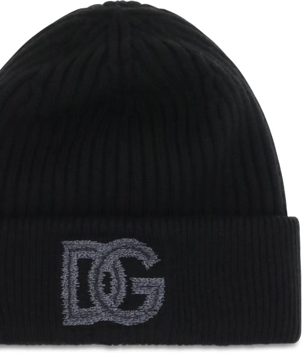 Caciula Logo English rib knit Beanie - Img 3