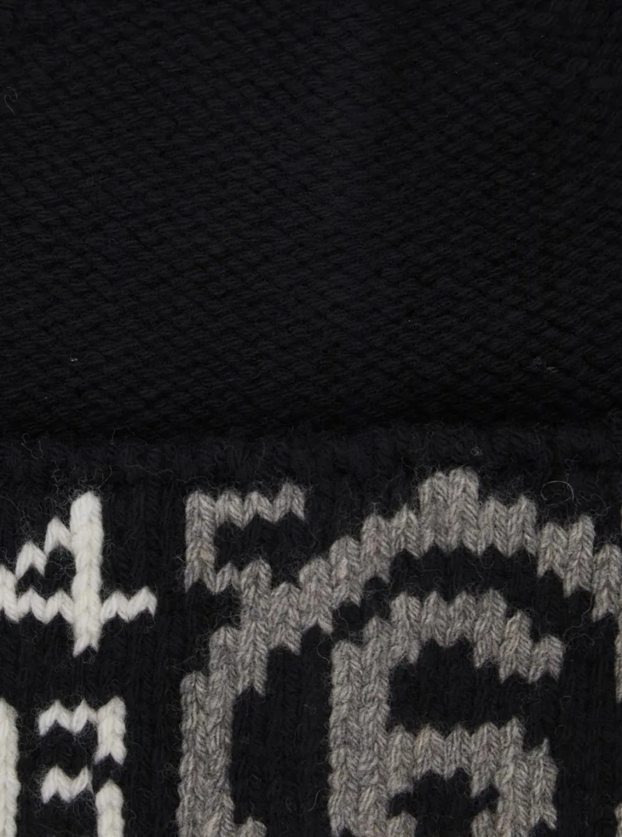 Caciula MM6 MAISON MARGIELA KIDS neagra din lana - Img 3