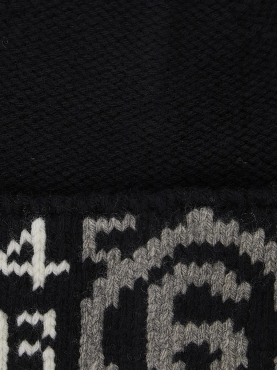 Caciula MM6 MAISON MARGIELA KIDS neagra din lana - Img 5