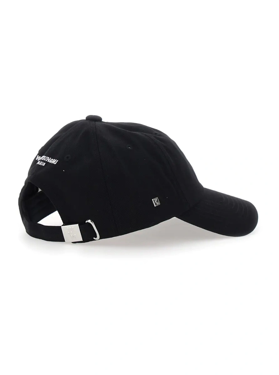 Caciula WOOYOUNGMI neagra din bumbac - Img 2
