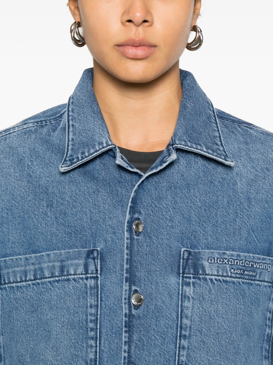 Camasa Alexander Wang albastra - Img 5