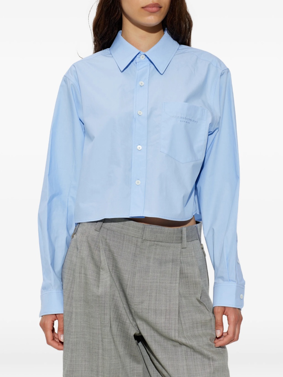 Camasa Alexander Wang albastra - Img 3