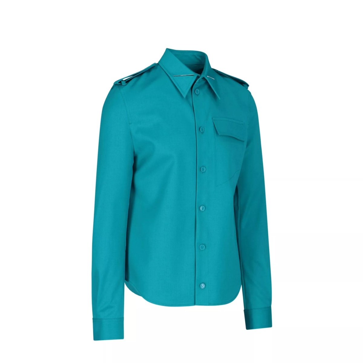 Camasa Bottega Veneta Grain De Poudre Wool Shirt - Img 2