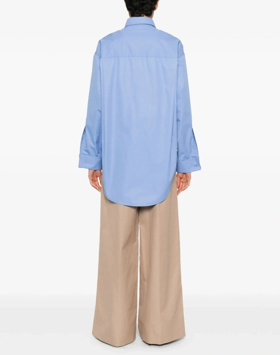 Camasa casual Asymmetric long-sleeve Shirt - Img 6