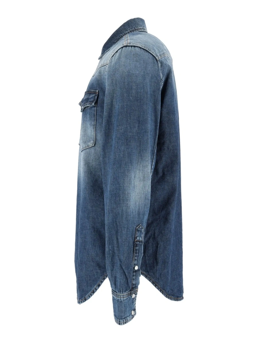 Camasa casual Dondup albastra - Img 3