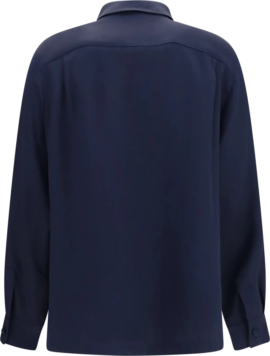 Camasa casual Geranio crepe de chine Shirt - Img 2