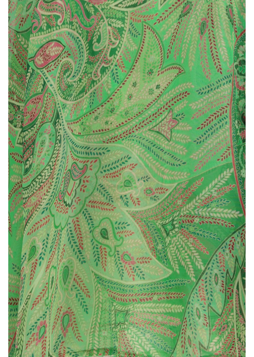 Camasa casual Paisley ruffled Shirt - Img 3