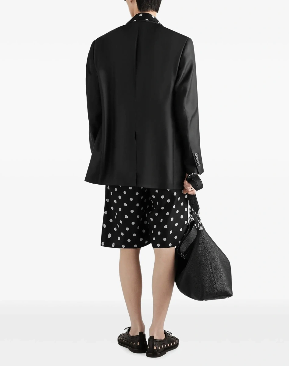 Camasa casual Polka dot silk twill Shirt - Img 4