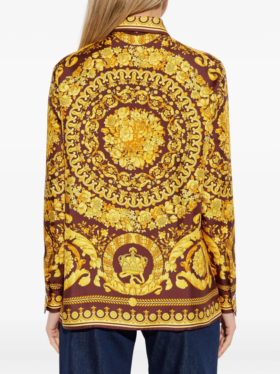Camasa casual Printed silk Shirt - Img 4