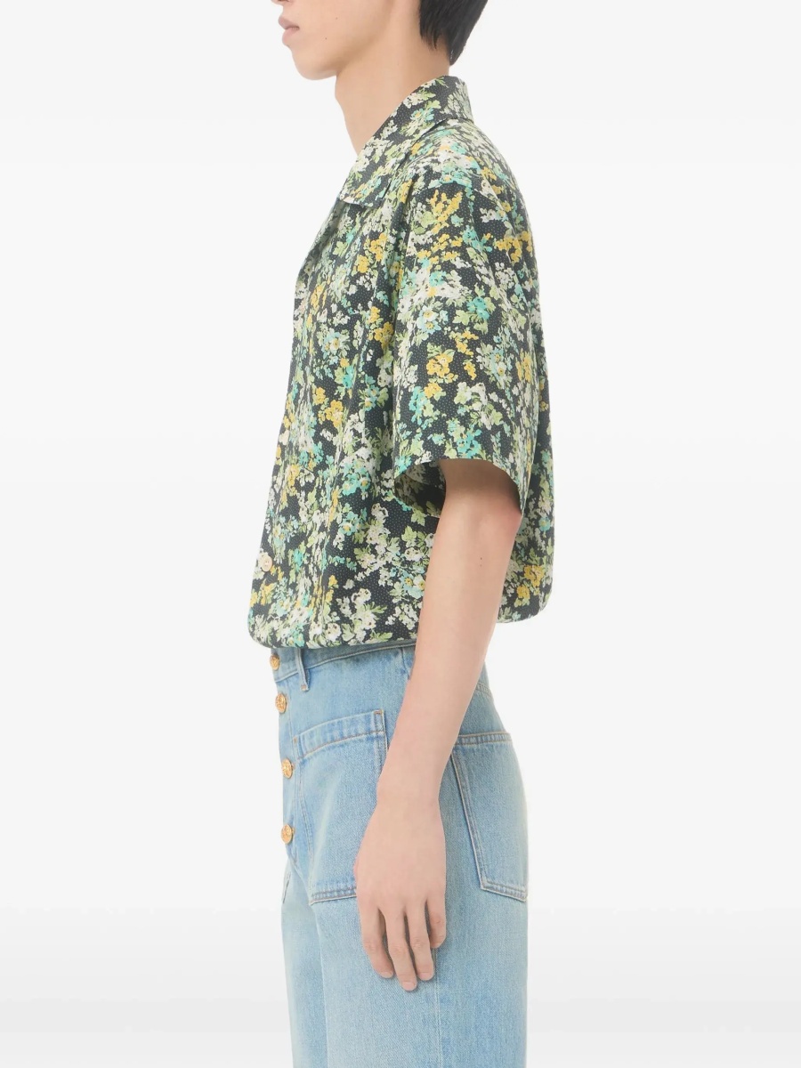 Camasa casual Shirt with an all-over Papier Floral - Img 6
