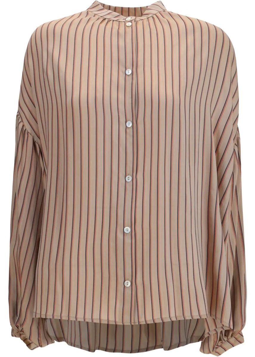 Camasa casual Silk blend striped Shirt - Img 6