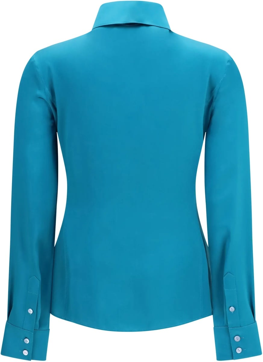 Camasa casual Silk satin Shirt - Img 2
