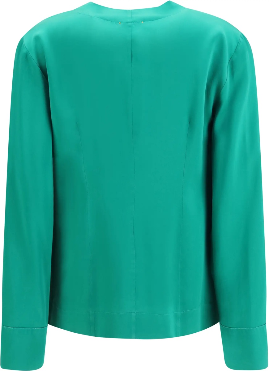 Camasa casual Silk satin Shirt - Img 2