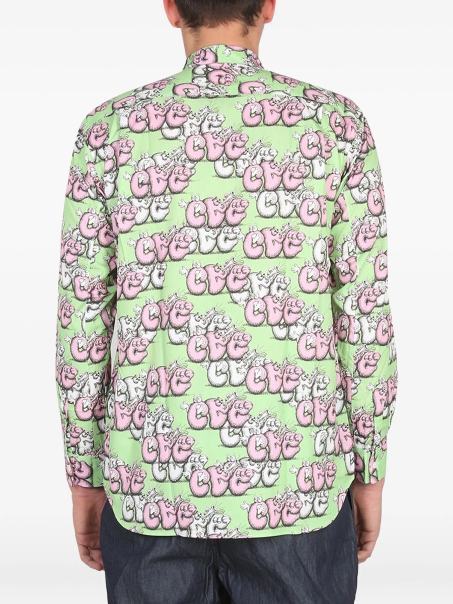 Camasa Comme des Garçons verde - Img 3