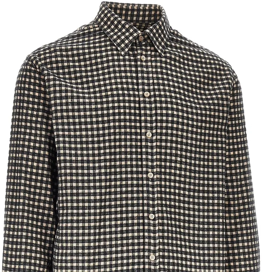 Camasa Emporio Armani multicolora din flanel - Img 2