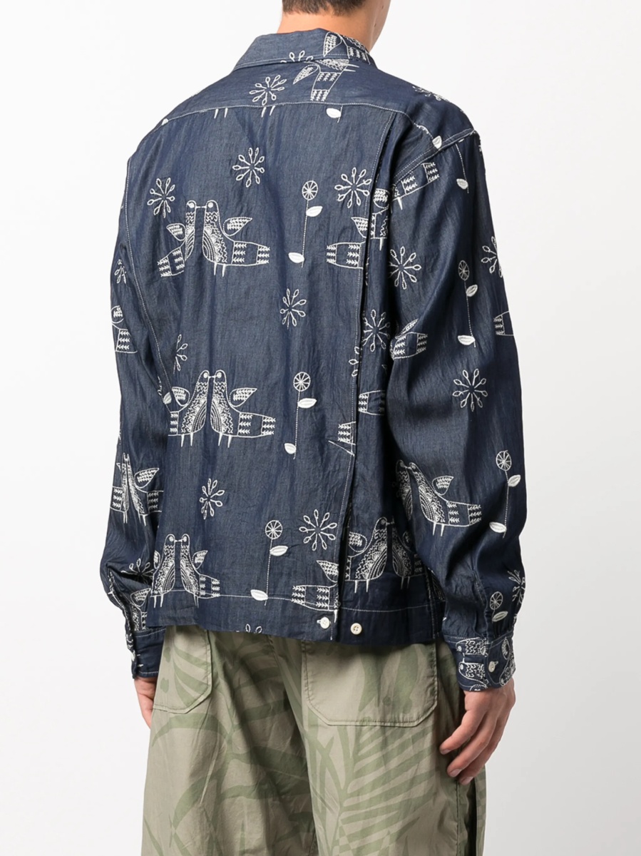 Camasa ENGINEERED GARMENTS albastra - Img 4
