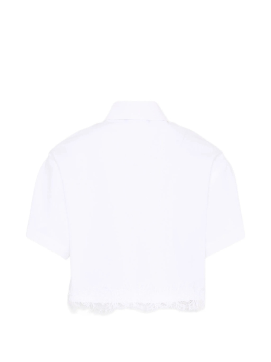 Camasa Ermanno Scervino Kids alba din bumbac - Img 2