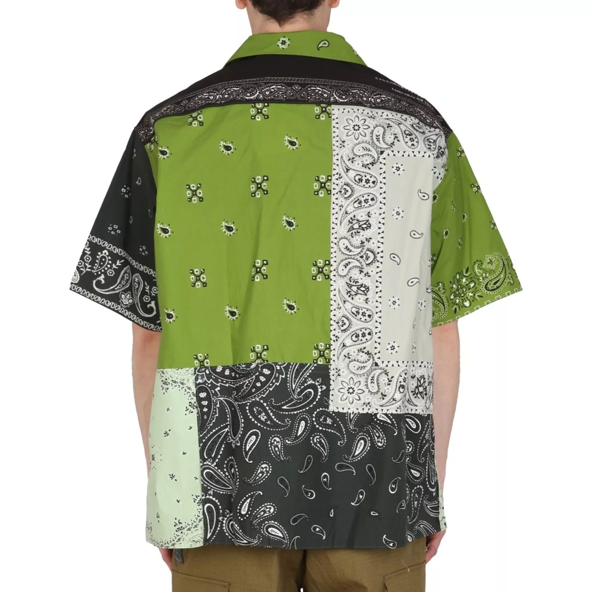 Camasa Kenzo Patchwork Cotton Shirt - Img 3