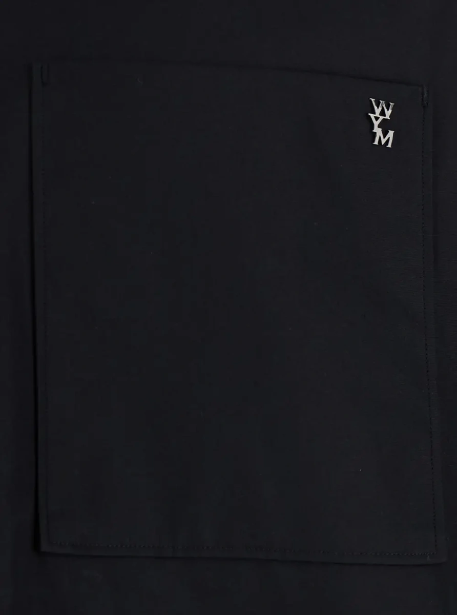Camasa MENS SHIRT with classic collar and long sleeves in Black Cotton for Men - Img 3
