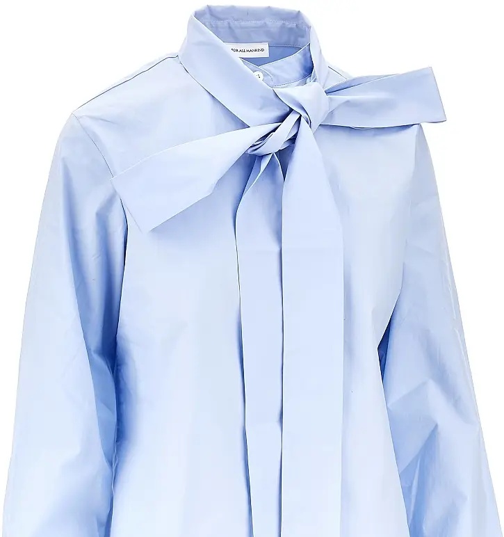 Camasa Poplin shirt with bow - Img 2