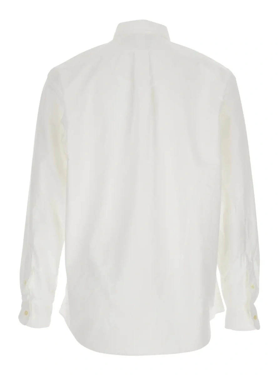 Camasa Ralph Lauren alba din bumbac 'Custom Fit Oxford' - Img 2