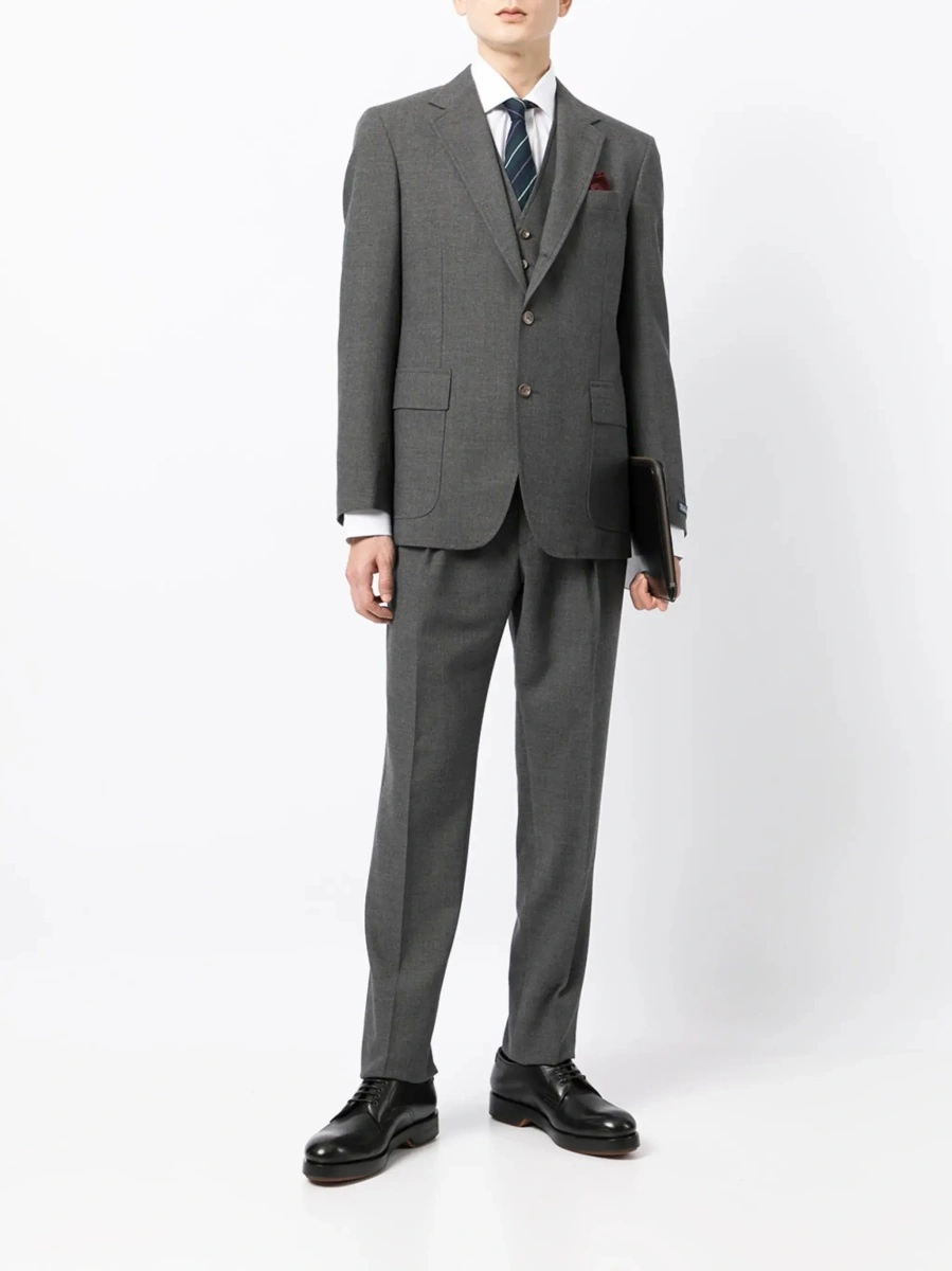 Camasa Ralph Lauren alba din bumbac 'Slim Fit' - Img 4