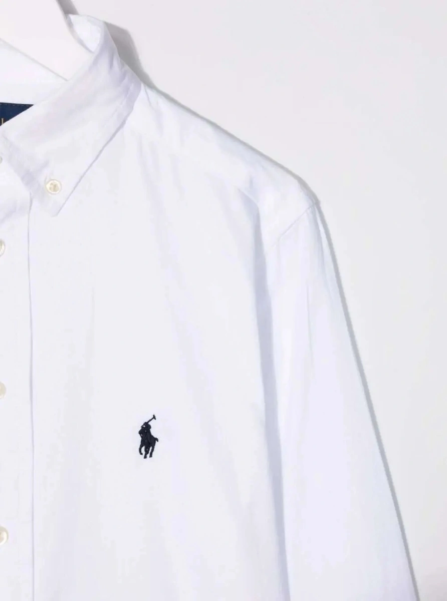 Camasa Ralph Lauren alba din bumbac - Img 3