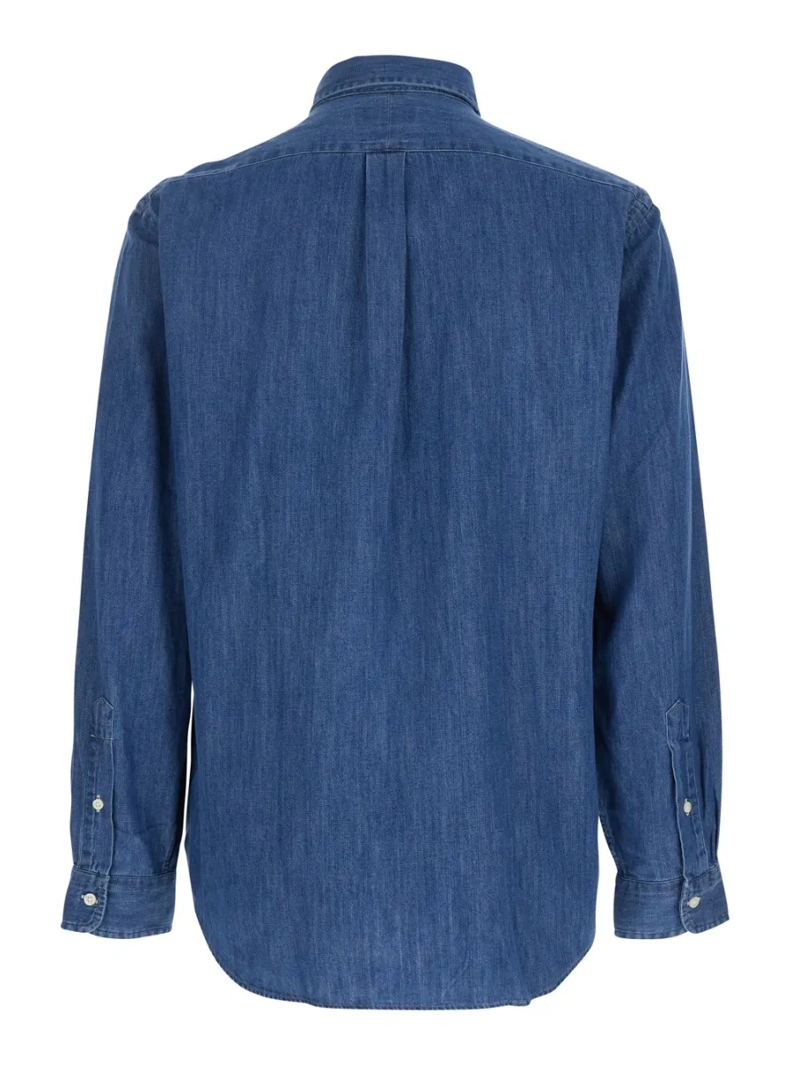Camasa Ralph Lauren albastra din denim - Img 2