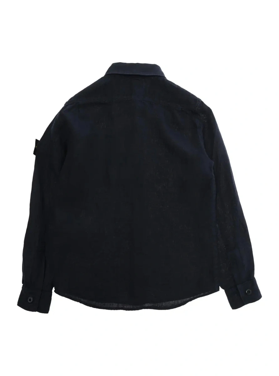 Camasa Stone Island albastra din in - Img 2
