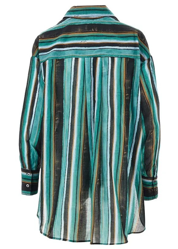 Camasa Striped print muslin shirt - Img 3