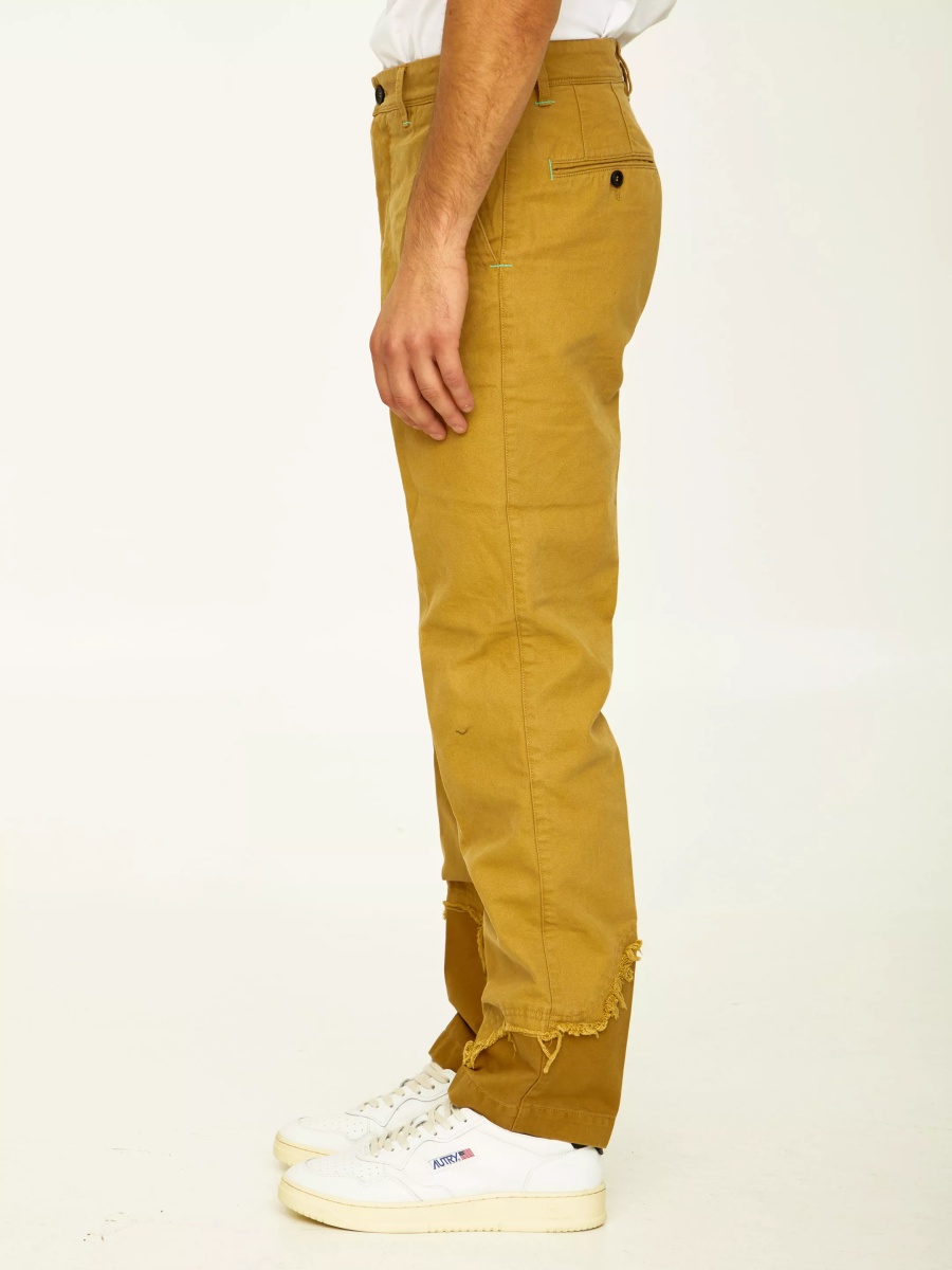 Camel Cotton Trousers - Img 3