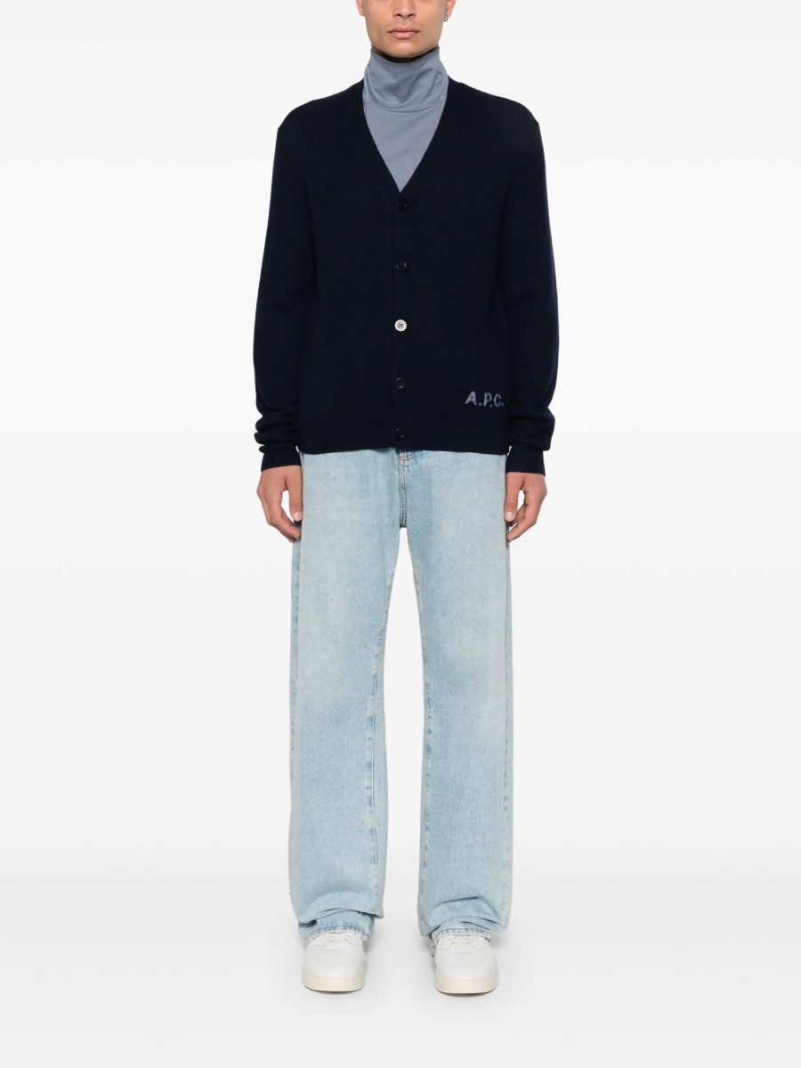 Cardigan A.P.C. albastru - Img 2